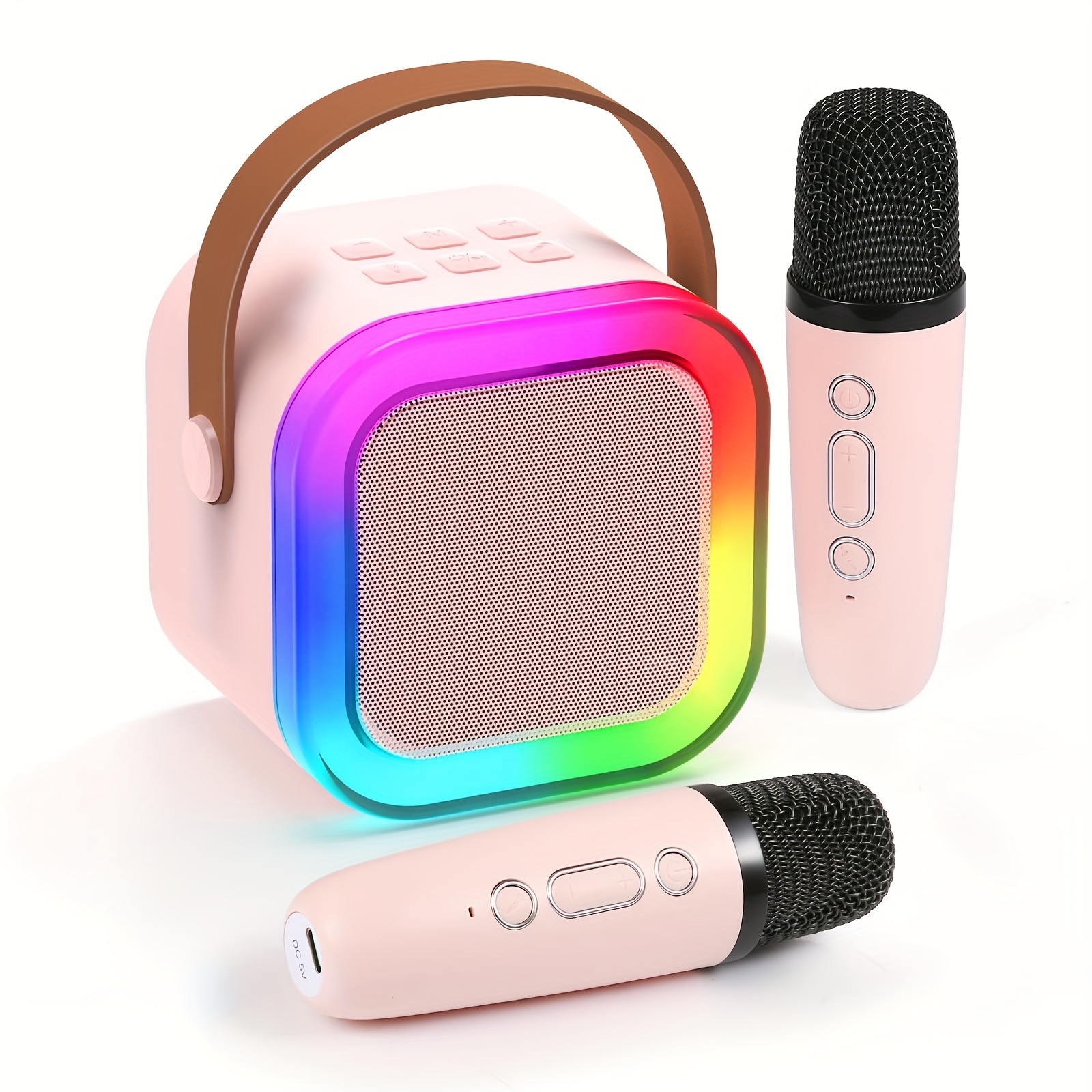 K12 Microphone Speaker  RGB Colorful Light Speaker